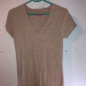 Simple Grey Vneck